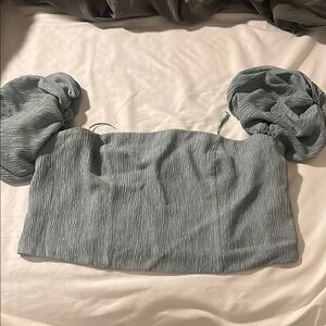 Elegant Blue Women's Top